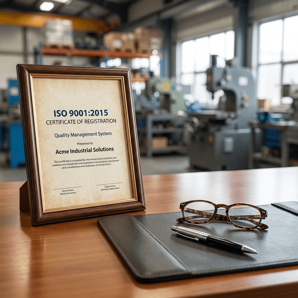 ISO Certification Document