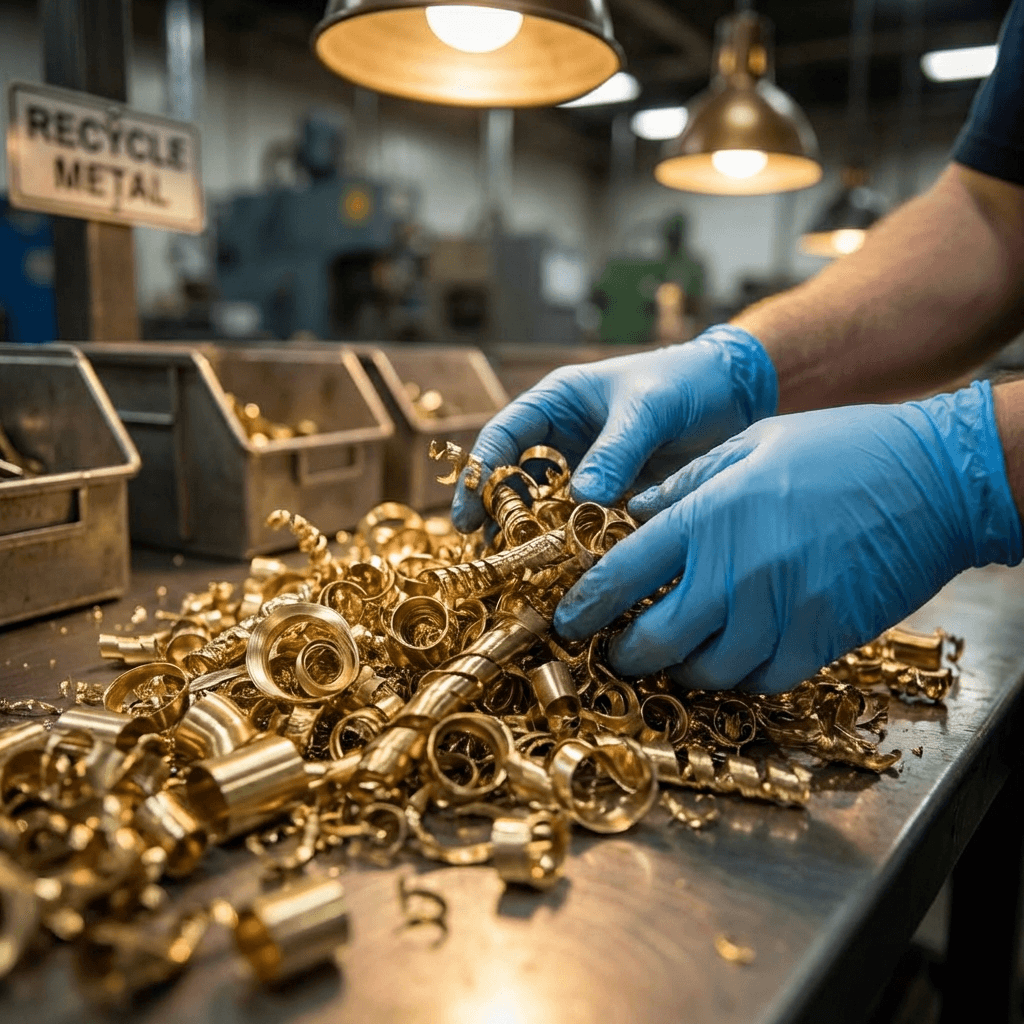 Brass recycling process